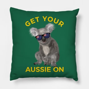 Cute Koala Get Your Aussie On Pillow