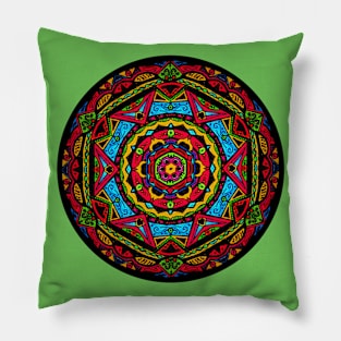 Sunflower Mandala Pillow