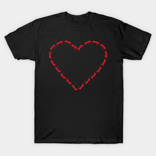 I Love Heart Termites Black Sweatshirt