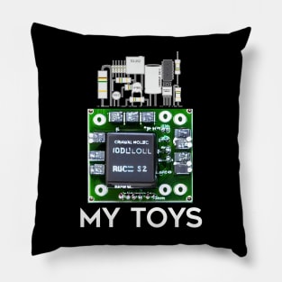 my toys funny electronics engineering Pillow