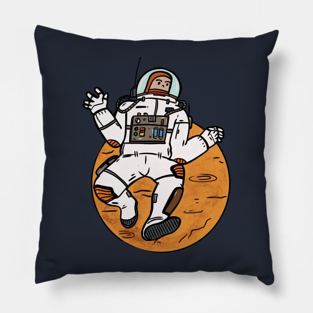 Astronout on space Pillow by RiyanRizqi