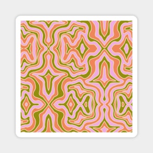 Cute Retro Boho Pattern Magnet