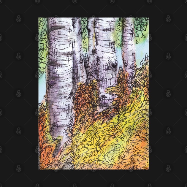 Birch Trees by FontaineN