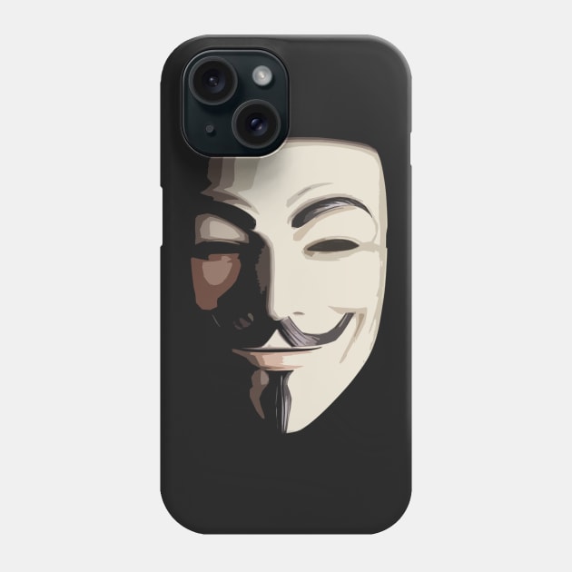 Guy Fawkes Mask Phone Case by raidrival