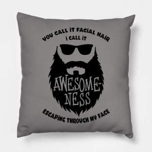 Awesome beard Pillow