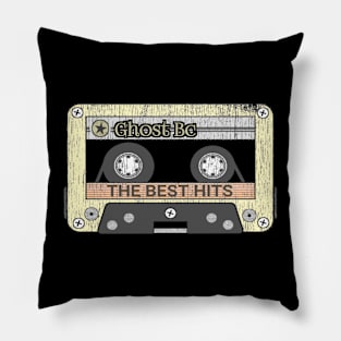 ghost bc cassette Pillow