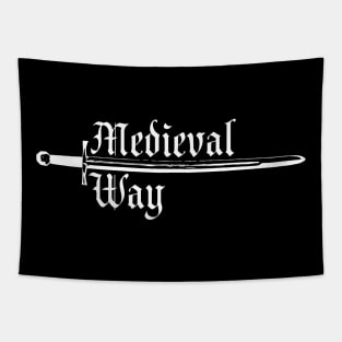 Medieval Way (sword) White Tapestry