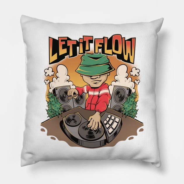 DISC JOCKEY Pillow by BERKAH SERAWUNG