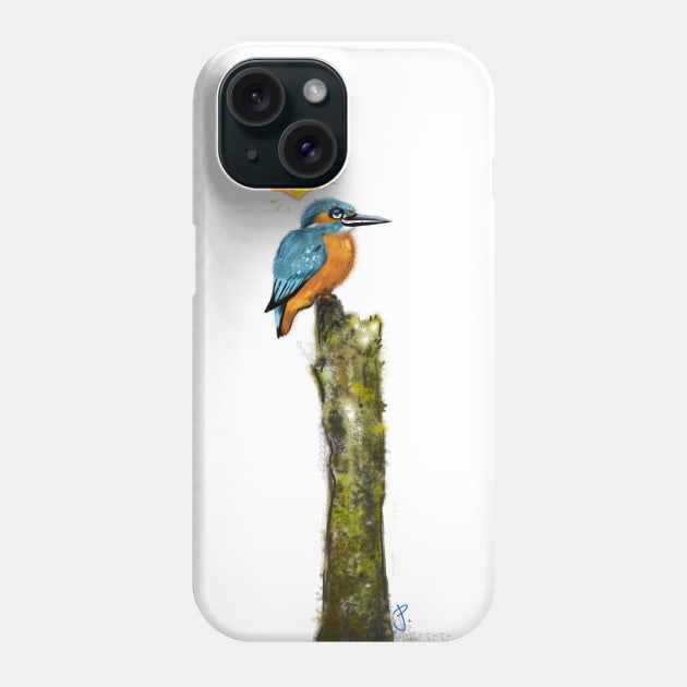 King Fisher Phone Case by ArtByJamesPowell