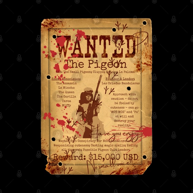 The Pigeon Wanted Poster by Daz Art & Designs