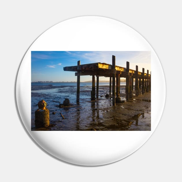 Divers Helmet And Old Pier Pin by photogarry