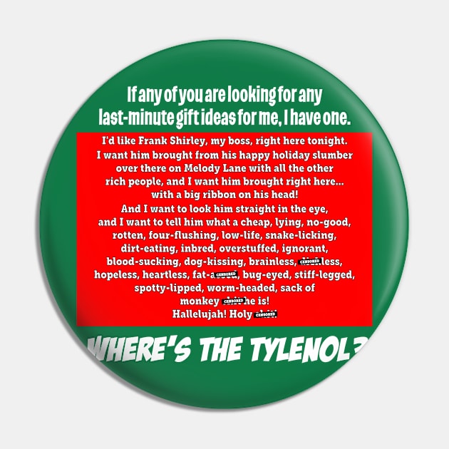 Christmas Vacation speech Pin by MarcusCreative