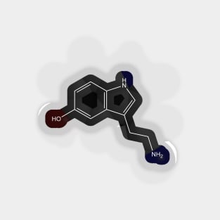 Serotonin Molecule Chemistry Magnet