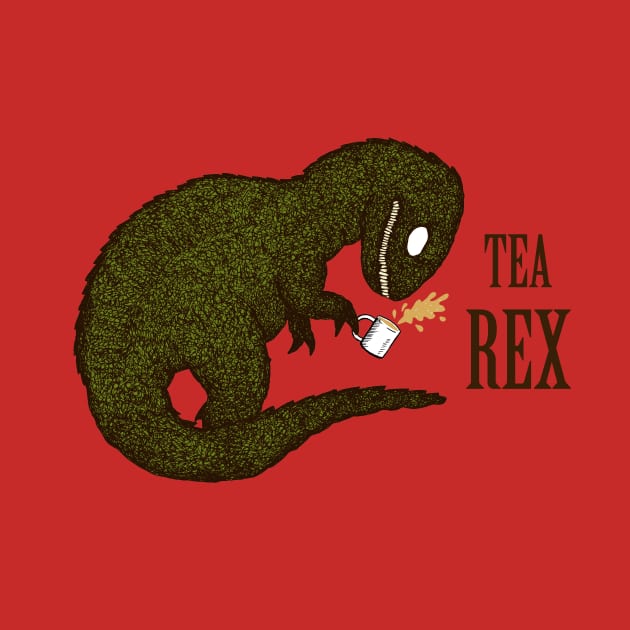 Tea Rex by djrbennett