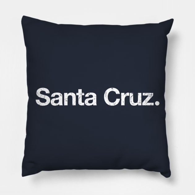 Santa Cruz. Pillow by TheAllGoodCompany