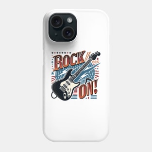 Vintage electric guitar Phone Case