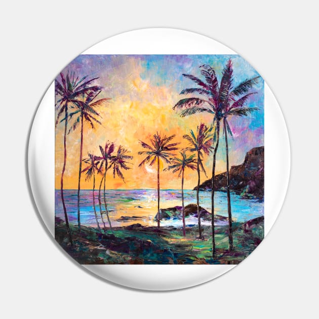 Dawn in Hawaii Pin by NataliaShchip