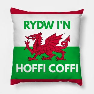 Rydw I'n Hoffi Coffi Pillow