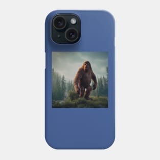 Sasquatch in Nature Phone Case