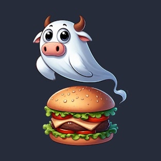 Cute Cow Ghost T-Shirt