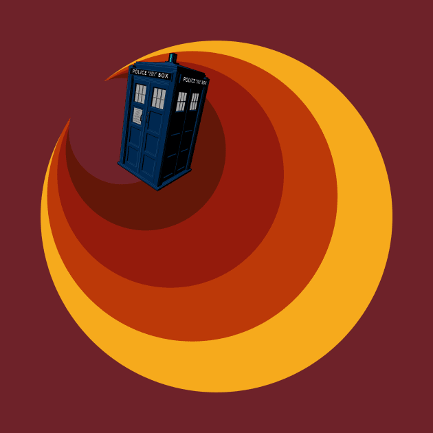 Tardis Retro Time Warp by SimonBreeze