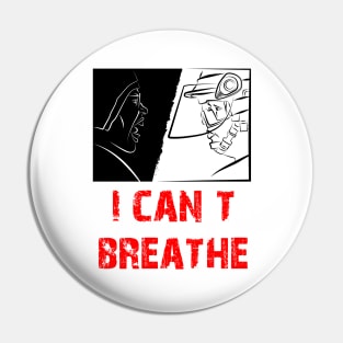 I can not breathe, protests in the USA Pin