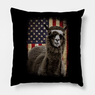 Andean Artistry Trendy Tee Featuring Stunning Alpaca Designs Pillow