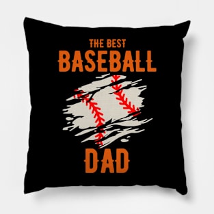 The Best Baseball Dad Pillow