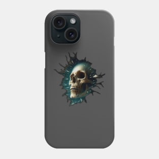 3DIMENSIONAL skull Phone Case