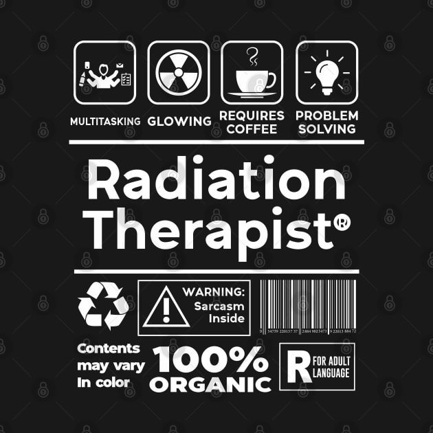 Radiation Therapy Technician Radiation Therapist by IngeniousMerch