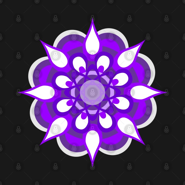 Purple Star Pattern by Markyartshop