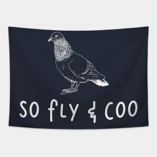 stay coo pigeon Tapestry