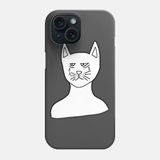 Tired Cat Crying Phone Case