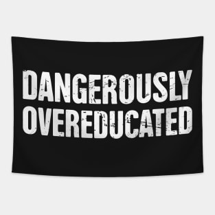 Dangerously Overeducated – Funny PhD Design Tapestry