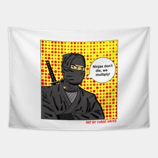 Ninja Pop Art Tapestry