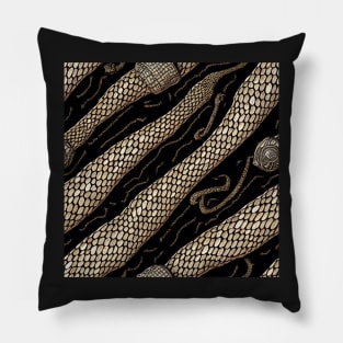 Dark Nordic pattern, model 12 Pillow