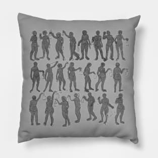 Girls and Lanterns Pillow