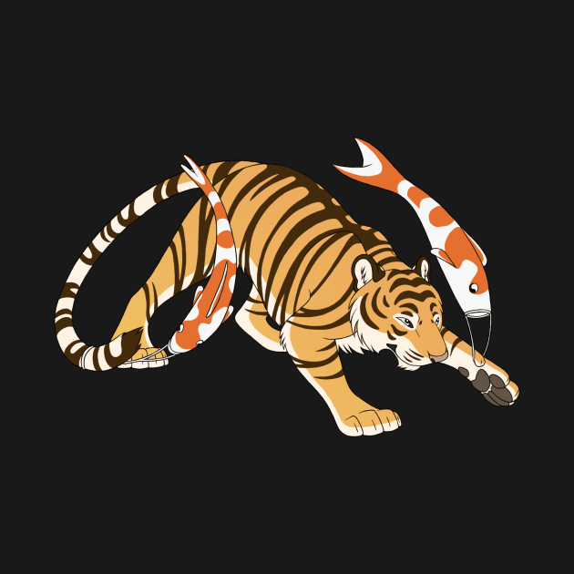 Koinobori Tiger by FlannMoriath