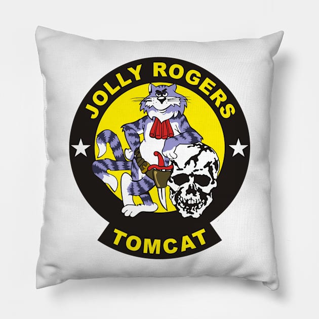 Tomcat Jolly Rogers Pillow by MBK