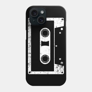 White Distressed Cassette tape Phone Case