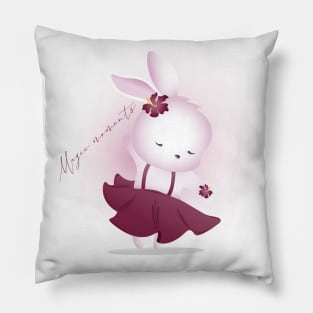 Magic moments bunny character Pillow