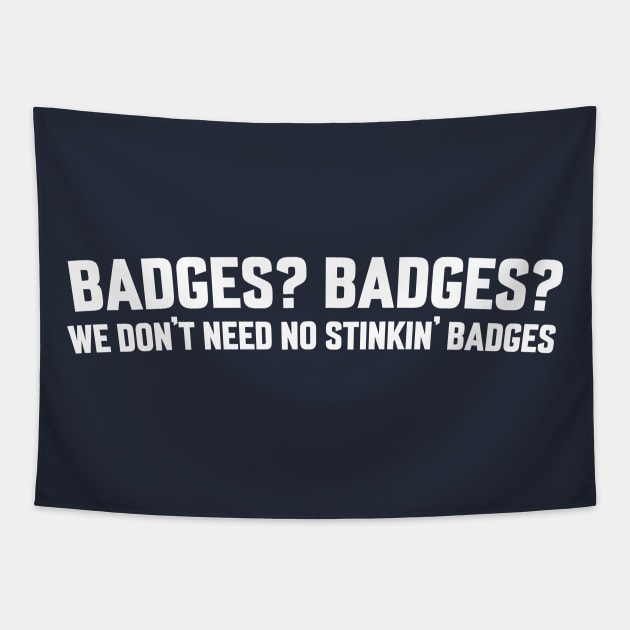 BADGES? BADGES? Tapestry by LOS ALAMOS PROJECT T