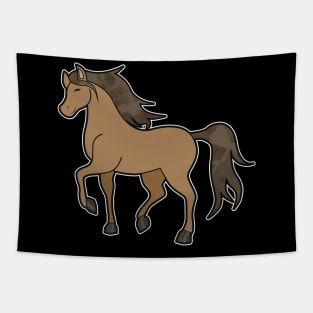 Horse Comic Cartoon Tapestry