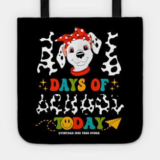 100 Days Of School Dog Boys Dalmatian Girls 100 Days Smarter Tote