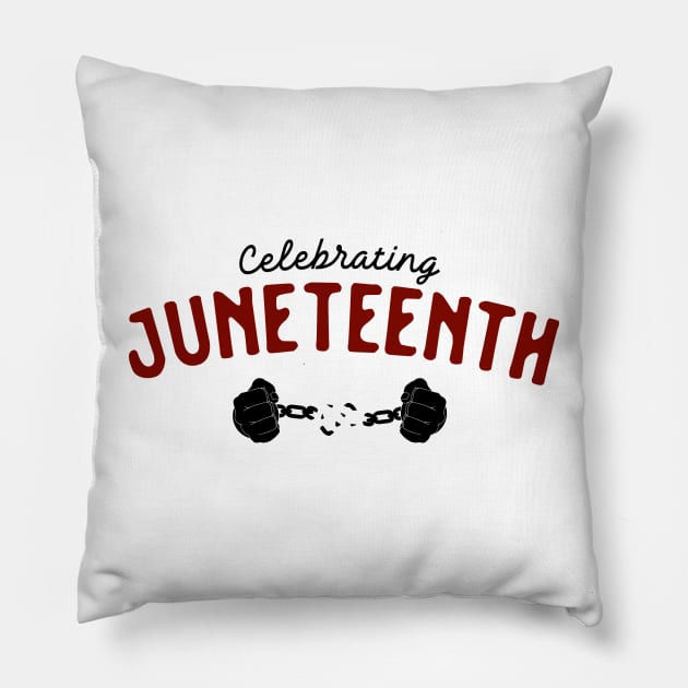 celebrating juneteenth 2 Pillow by rsclvisual