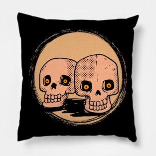 Halloween Skull, Scary, Funny Pillow