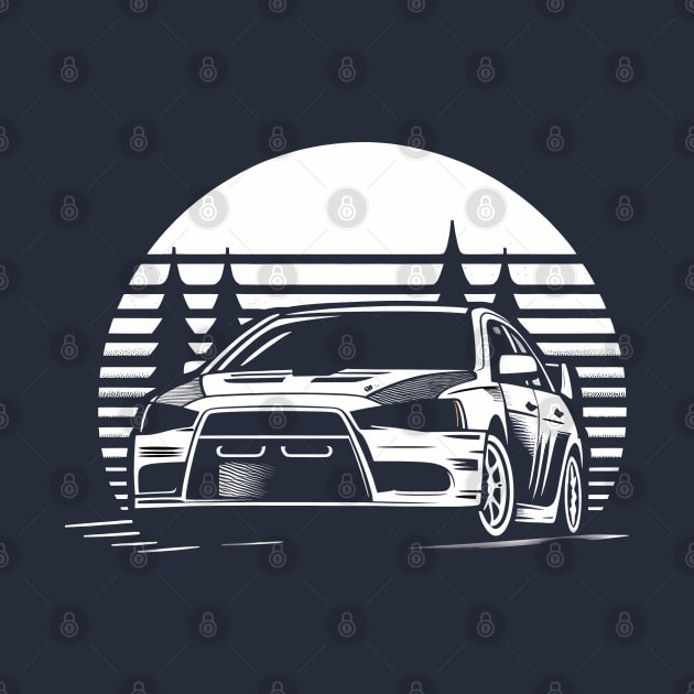 Mitsubishi Lancer Evo Rally Car by TaevasDesign