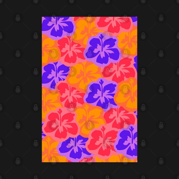 Hibiscus Tropical Pattern by Unique Treats Designs