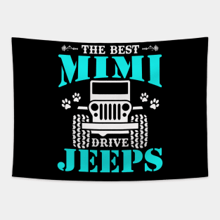 The Best Mimi Drive Jeeps Cute Dog Paws Jeep Lover Jeep Men/Women/Kid Jeeps Tapestry