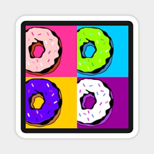 Donut Pop Art Magnet